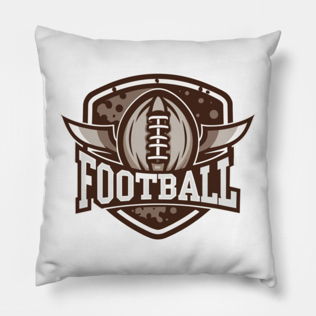 Football Pillow by Frank Ring