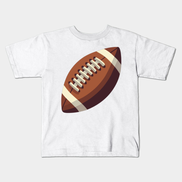 Football Ball Kids T-Shirt by Frank Ring