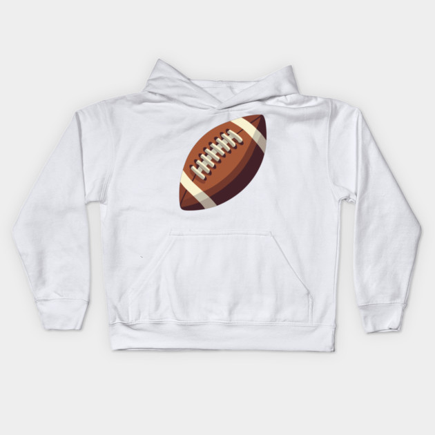 Football Ball Kids Hoodie by Frank Ring