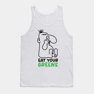 EAT GREENS Tank Top