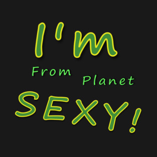 Sexy Alien - Digital Art T-Shirt