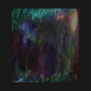 Abstract Alien - Digital Art T-Shirt