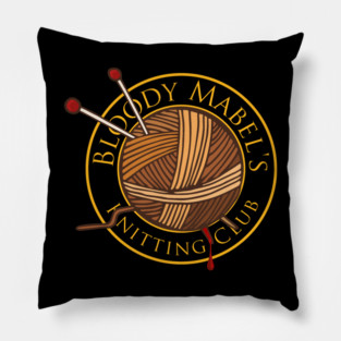 Bloody Mabel's Knitting Club X Pillow