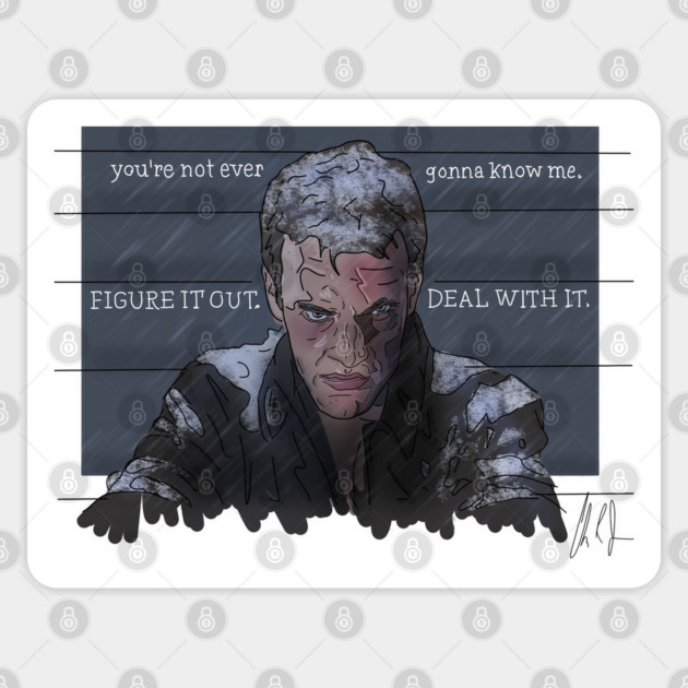 Rules of Attraction: Deal With It Sticker by 51Deesigns