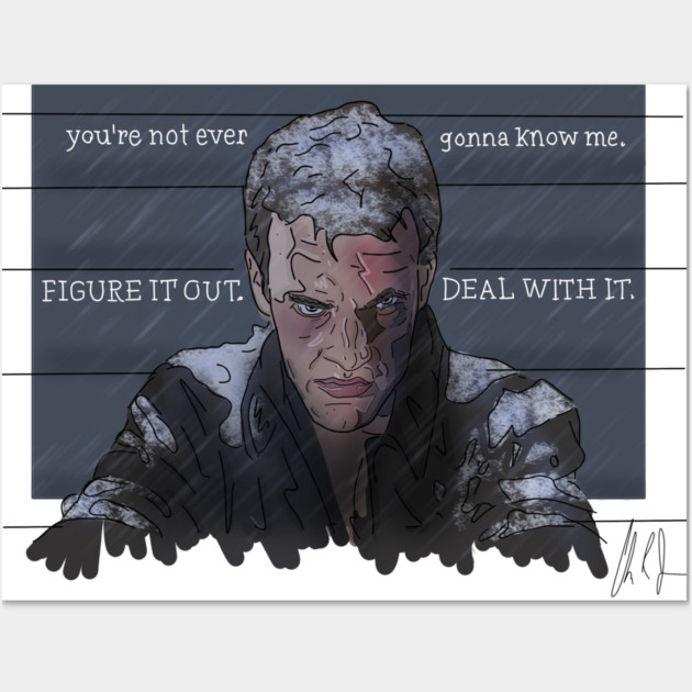 Rules of Attraction: Deal With It Wall Art by 51Deesigns