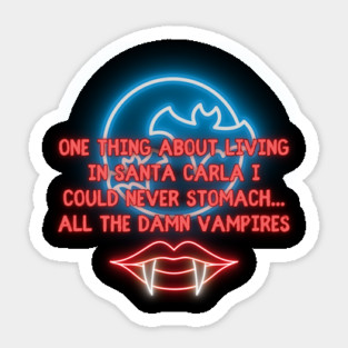 Vampires! Blue Sticker