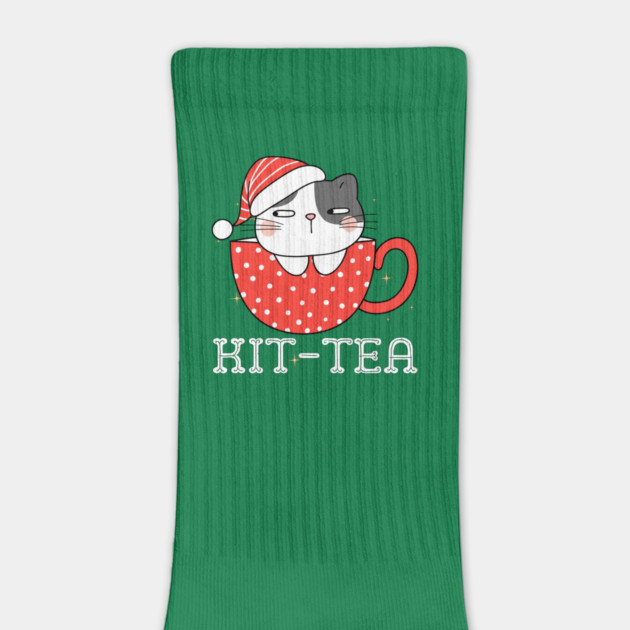 Christmas Cat Santa Kit Tea by The WYLD Tribe