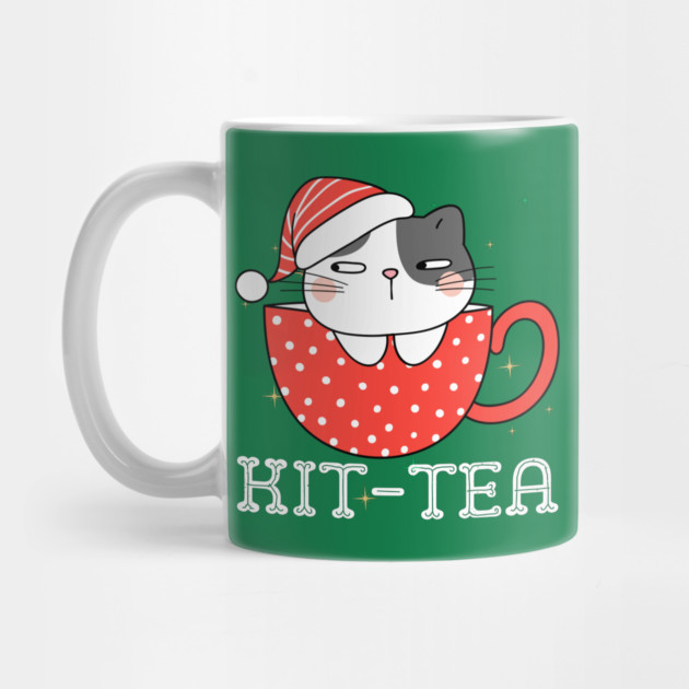Christmas Cat Santa Kit Tea by The WYLD Tribe