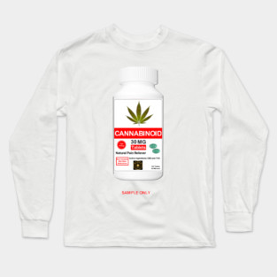 CANNABINOID PAIN RELIEVER - SAMPLE ONLY Long Sleeve T-Shirt