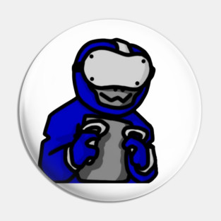 Little Creature Playing Virtural Reality Pin