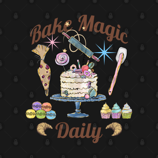 Bake Magic Daily, fun baking magical design by Luxinda