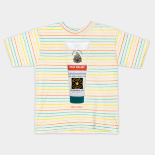 CANNABIS PAIN OINTMENT - BLACK CANNABIS Kids T-Shirt