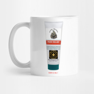 CANNABIS PAIN OINTMENT - BLACK CANNABIS Mug