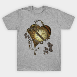 Wonderful elegant steampunk heart, beautiful clockwork T-Shirt