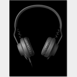 Headphones Posters and Art