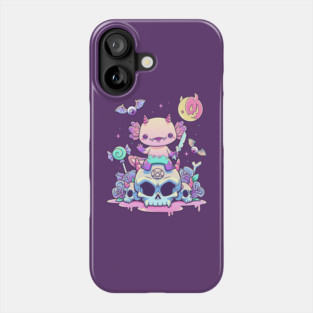 Gothic Axolotl Phone Case