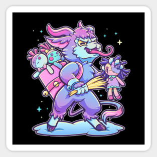 Gothic Pastel Krampus Sticker