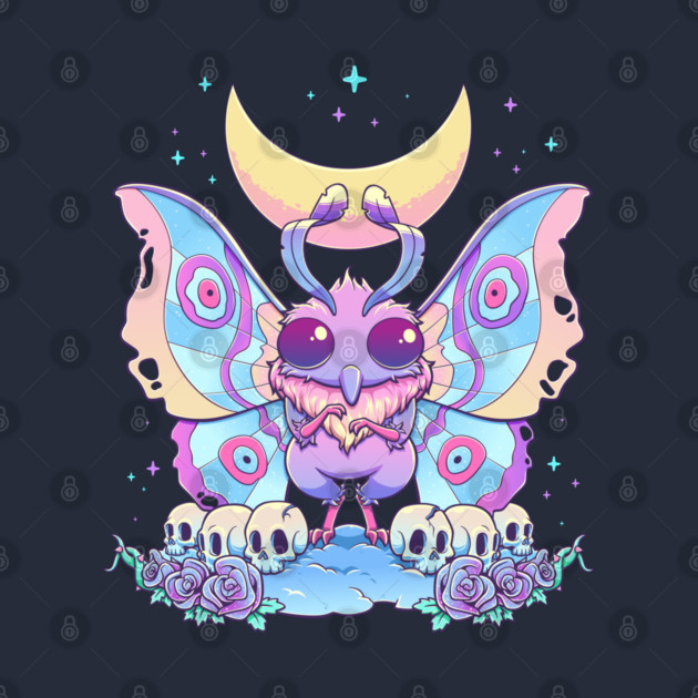 Gothic Pastel Mothman by GoshWow®