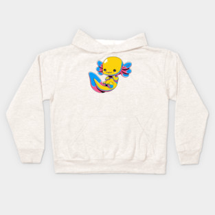 Axolotl Pop Art Kids Hoodie