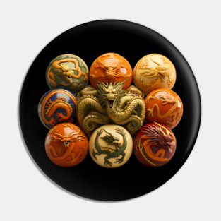 Reimagined Dragon Balls from Dragon Ball Z Pin