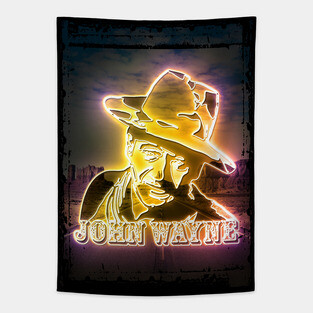 Wayne neon art Tapestry