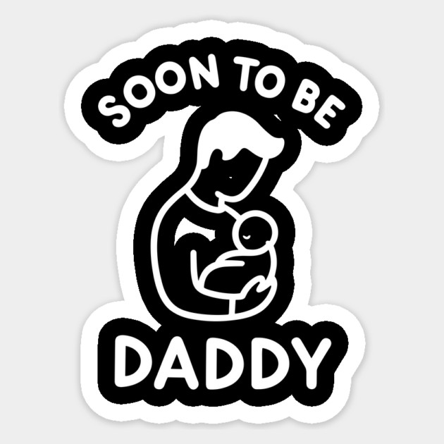 Soon to Be Daddy Sticker by Frank Ring