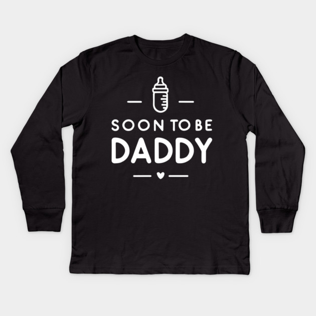 Soon to Be Daddy Kids Long Sleeve T-Shirt by Frank Ring