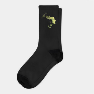 Monster Bride of Frankenstein Socks