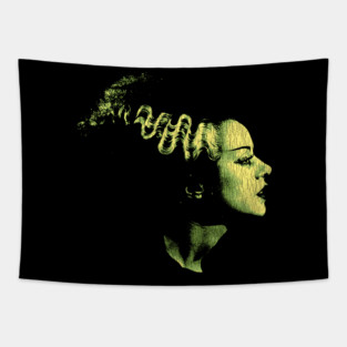 Monster Bride of Frankenstein Tapestry