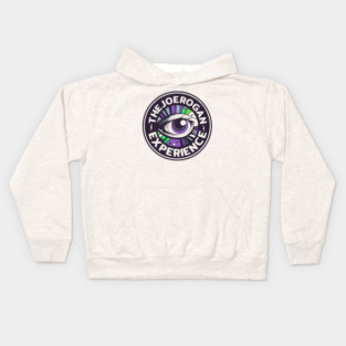 Trippy Eye Logo Art - Joe Rogan Experience Podcast Fan Art Kids Hoodie