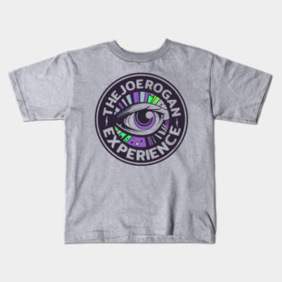 Trippy Eye Logo Art - Joe Rogan Experience Podcast Fan Art Kids T-Shirt