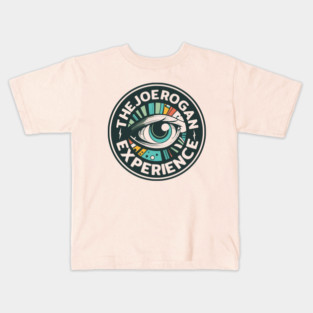 Trippy Eye Logo Art for The Joe Rogan Experience Podcast Kids T-Shirt