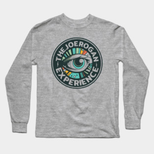 Trippy Eye Logo Art for The Joe Rogan Experience Podcast Long Sleeve T-Shirt