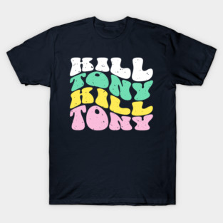 Retro Letters Text Design for Kill Tony Podcast T-Shirt