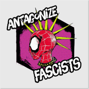 Antagonize Fascists Posters and Art