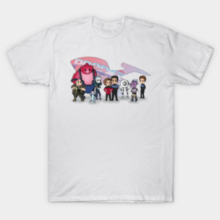 A Most Impressive Crew (Light background version) T-Shirt