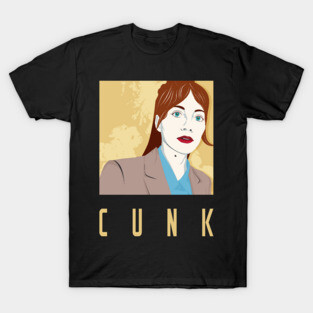 Cunk on a T-Shirt - pop art portrait of Philomena Cunk T-Shirt