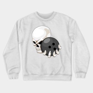 Skull Bowling Bowling ball Crewneck Sweatshirt