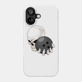 Skull Bowling Bowling ball Phone Case