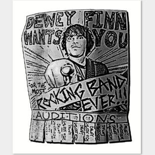 Dewey Finn Wants You Posters and Art