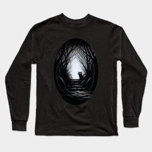 Black Kitty Long Sleeve T-Shirt