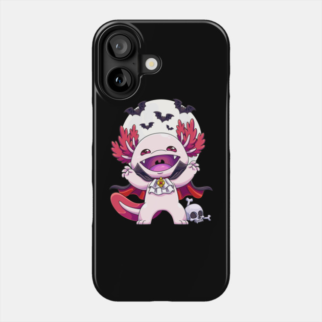 Vampalotl - Vampire Axolotl Phone Case by GoshWow®