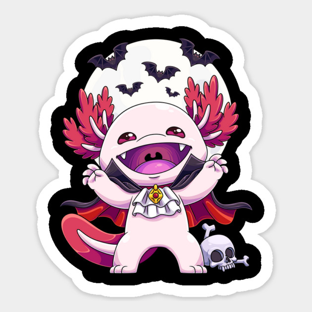 Vampalotl - Vampire Axolotl Magnet by GoshWow®
