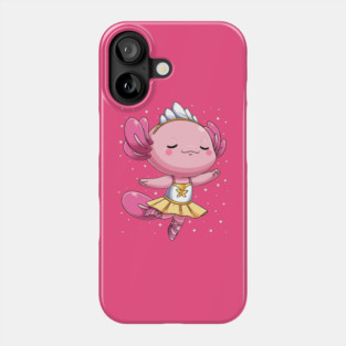 "Balletlotl: Axolotl Ballerina Phone Case