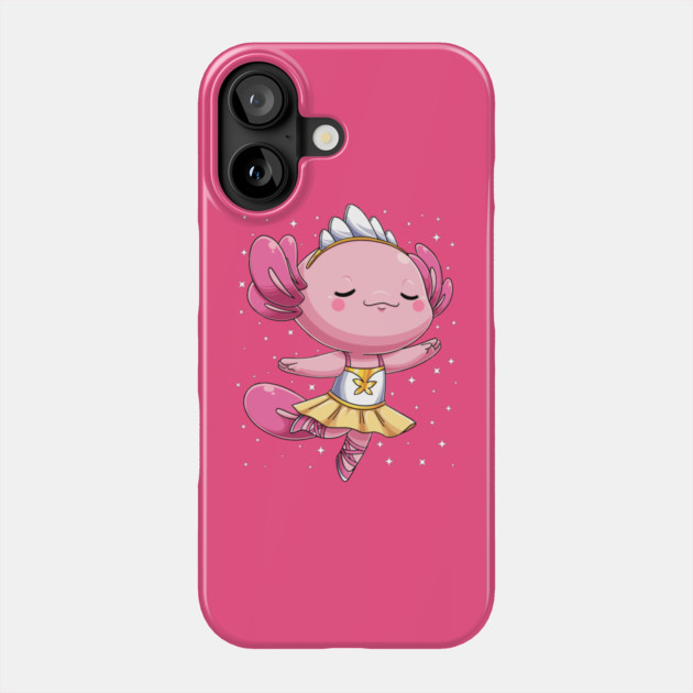 "Balletlotl: Axolotl Ballerina Phone Case by GoshWow®