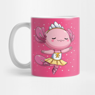 "Balletlotl: Axolotl Ballerina Mug