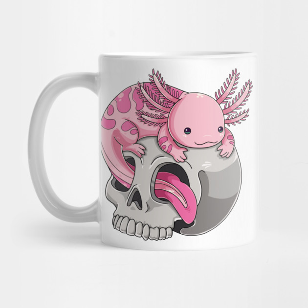 Axolotl on the Skull Throne: Reign of Cuteness by GoshWow®