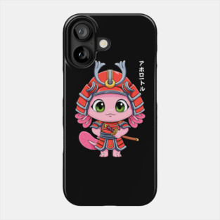 Japanese Axolotl Samurai Phone Case