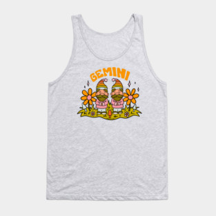 Gemini Gnome Tank Top