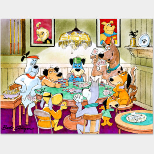 Dogs Playing Poker (Animation Edition) Posters and Art